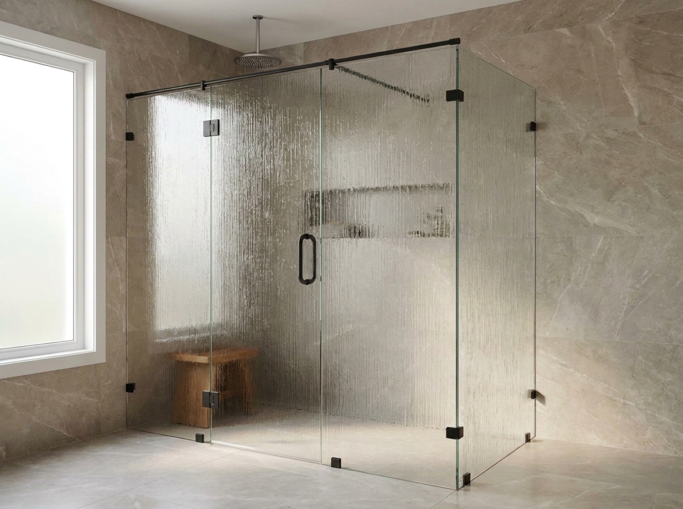 Hard water and clear glass