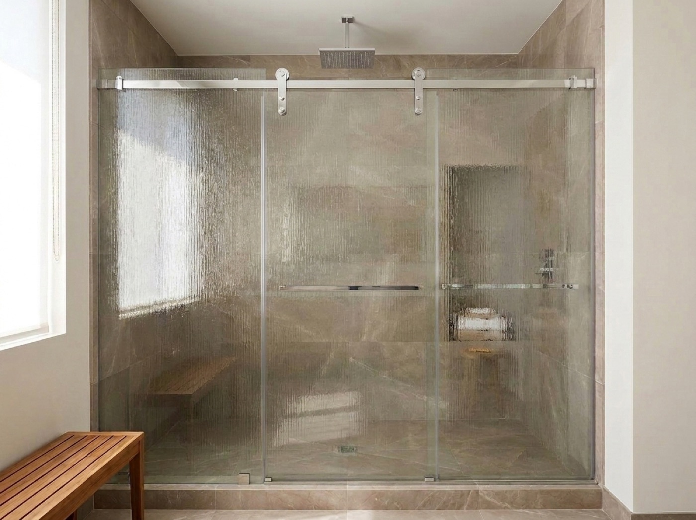 Framed Shower Doors by Fortune Shower Doors for a Troy, Michigan bathroom